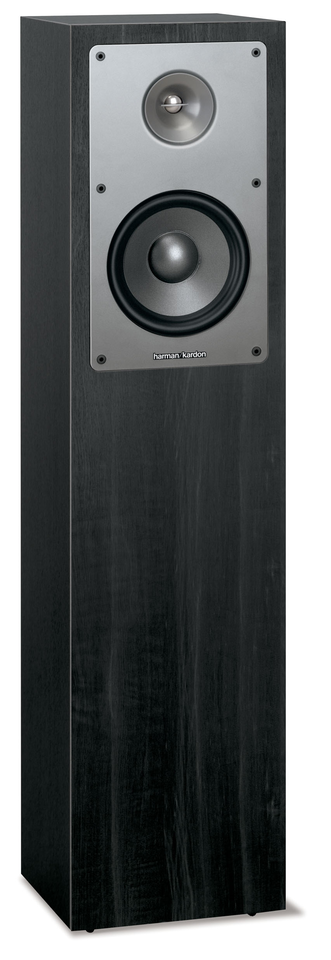 HKTW 6 - Black - 6.5 inch 2-Way Floorstanding Speaker (150 watts / 8 ohms) - Hero